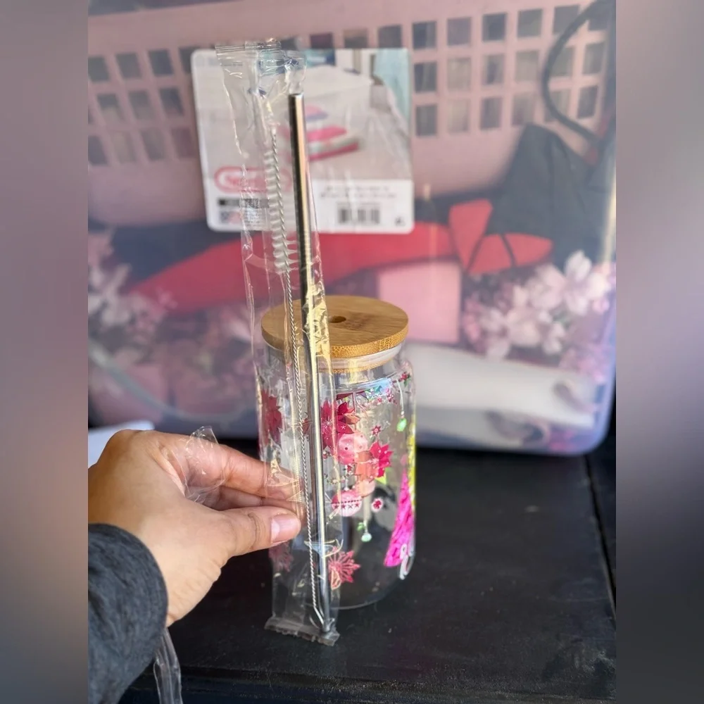 Merry‎ Xmas glass cup